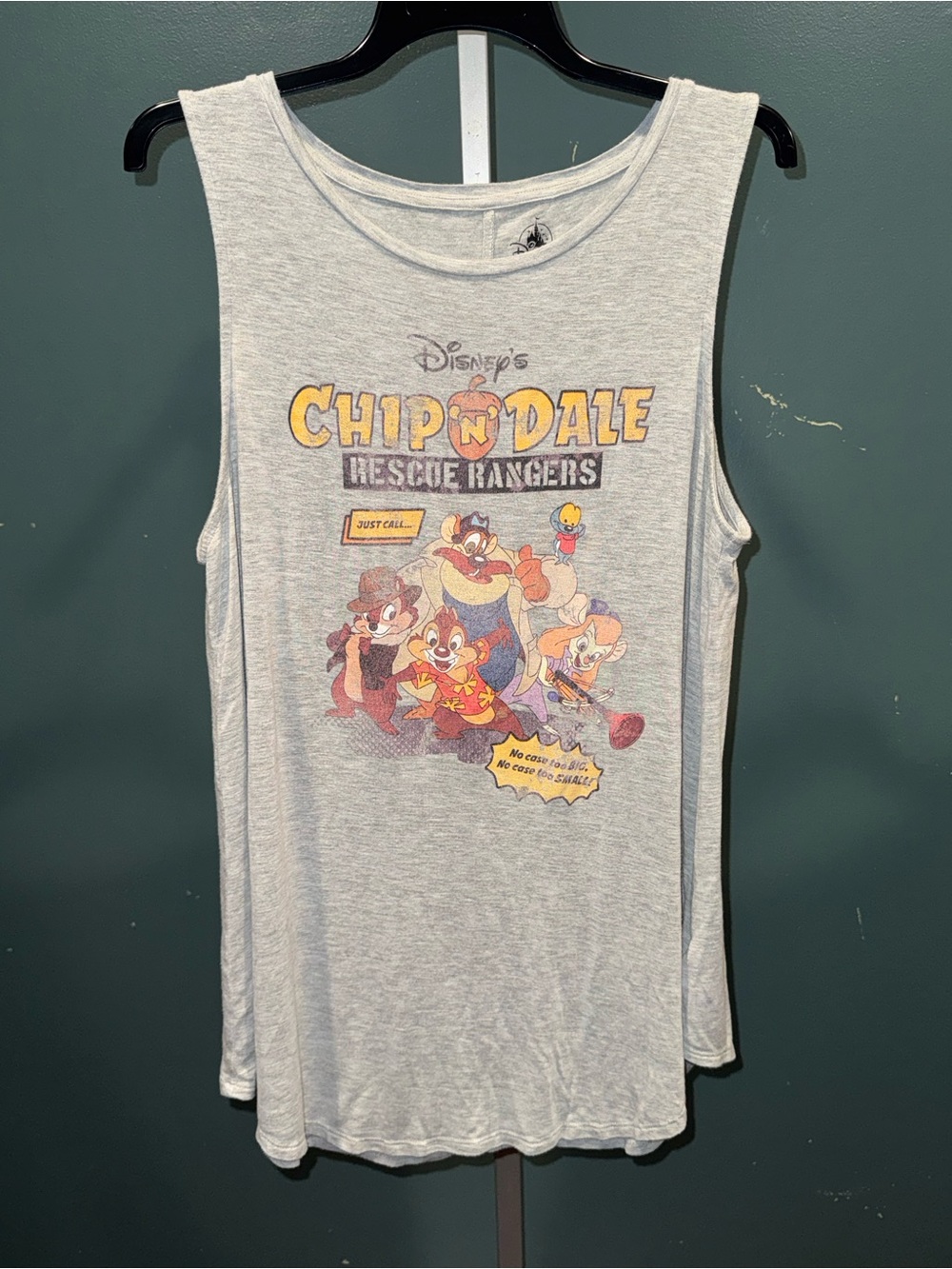 Disney Chip 'n' Dale Rescue Rangers Light Gray Graphic Tank